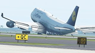 Landing the Worlds Heaviest Boeing 747 in XPlane 11 [upl. by Euqirat]