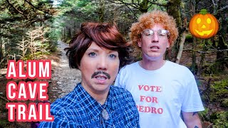 Hiking Alum Cave Trail 🎃 on Halloween dressed as Napoleon Dynamite Great Smoky Mountains [upl. by Spracklen396]