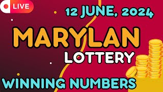 Maryland Midday Lottery Results For  12 Jun 2024  Pick 3  Pick 4  Pick 5  Powerball Cash4life [upl. by Zipnick]