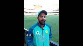 Haris Rauf talk after win odi series against Australia [upl. by Maurizia480]