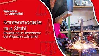 Kantenmodelle aus Stahl – Herstellung in Handarbeit bei Wiemann Lehrmittel [upl. by Grobe]