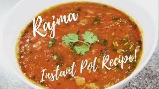 One Pot Instant Pot Recipe BEGINNERS Rajma Kidney Beans in gravy Vegan Option Below [upl. by Kir475]