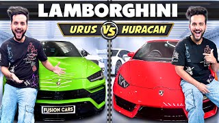 LAMBORGHINI URUS VS LAMBORGHINI HURACAN  15 Crore CARS Collection [upl. by Anilam]