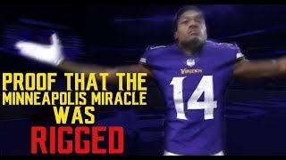 UNDISPUTED proof that the Minneapolis Miracle was RIGGED [upl. by Amaris]