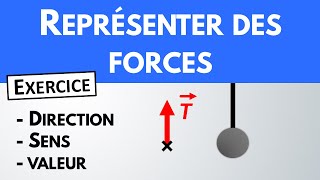 Comment représenter une force  ✏️ Exercice  PhysiqueChimie [upl. by Bernt]