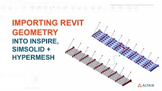 Analyzing Revit Structures with Altair Inspire [upl. by Ecnaled]