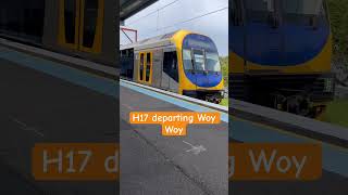 H17 departing Woy Woy [upl. by Popper594]