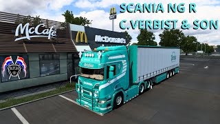 ets 2 CVERBIST amp SON SCANIA NG R  NEW CVERBIST amp SON TRAILER PACK DRIVE DTM SKINMODS [upl. by Brad]