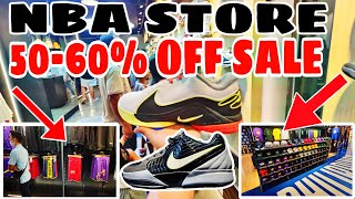 60 OFF SALE NBA STORE MALL OF ASIA BAGSAK PRESYONG MGA BASKETBALL SHOES DITO AND SELECTED NBA MERCH [upl. by Laehpar]