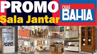 CASAS BAHIA MÓVEIS PARA SALA DE JANTAR EM PROMOÇÃO ACHADOS DESCONTOS SALA DE JANTAR MESAS APARADOR [upl. by Eillam284]