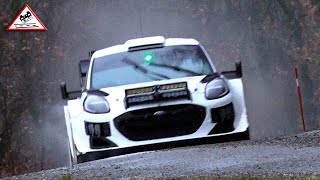 Test Pre Rallye MonteCarlo 2024  Grégoire Munster  Ford Puma Rally1 Passats de canto [upl. by Ytinav665]