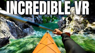 WHITE WATER KAYAKING IS INSANE IN VR New Kayak VR Mirage DLC is STUNNING [upl. by Asilrahc]