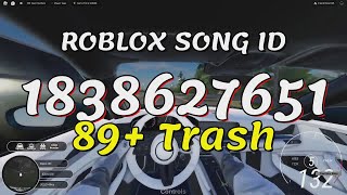 89 Trash Roblox Song IDsCodes [upl. by Nitas]