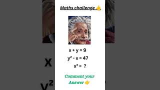 Maths challenge shortsfeed mathstricks [upl. by Nnaitak]