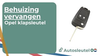 Opel klapsleutel  Behuizing vervangen [upl. by Arahas]