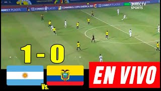 EN VIVO  ARGENTINA vs ECUADOR 10  ELIMINATORIAS SUDAMERICANAS 2023 7092023 [upl. by Chap64]