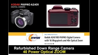 KODAK AZ401 Video settings Range Camera [upl. by Assehc546]