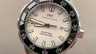 IWC Aquatimer 2000 IW356809 IWC Watch Review [upl. by Hanauq472]