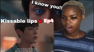 KISSABLE LIPS EP4 KOREAN BL DRAMA REACTION VIDEOVAMPIRE BL SERIES  this is getting spicy [upl. by Fagen]