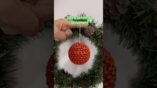 Beautiful Christmas Ornament from Foam Ball christmasornaments christmasdecor christmas2024 [upl. by Atnauq249]