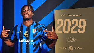 YANN AUREL BISSECK RENEWAL IN NERAZZURRO 🔥🖤💙 [upl. by Aihsenat446]