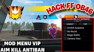 Hack FF Ob46  Menu FF Vip No Key Antiban Aim Kill Pro Auto Headshot Full Đỏ Siêu Vip [upl. by Neelya]