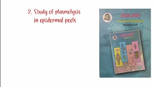 biology practical notebook 2 Study of plasmolysis in epidermal peels all Answers [upl. by Erdne]