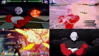 Jiren All Attacks  DBZBT4 vs DBXV2 vs DBFZ [upl. by Langille448]