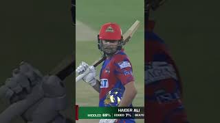 FIRST HBLPSL 5️⃣0️⃣ for Haider Ali with Karachi KingsHBLPSL8 I SabSitarayHumaray l KKvIU [upl. by Enomsed]