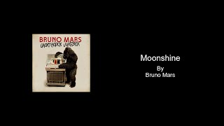 Moonshine by Bruno Mars  Karaoke with BACKING VOCALS [upl. by Yralam]