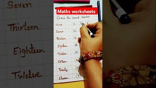 Maths worksheet ideas for lkg [upl. by Rehtaef]