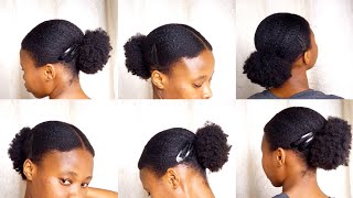 Natural hairstyle on 4c natural hair [upl. by Alemat]