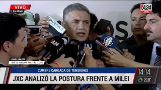 🤝 Cumbre de Gobernadores Juntos por el Cambio analizó la postura de Javier Milei [upl. by Sauer]