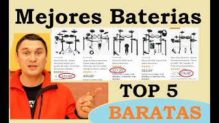 Top 5 mejores baterías electrónicas  baratas [upl. by Ailhad794]