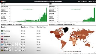 Coronavirus Live Tracker Of COVID19 Cases Worldwide April 8 [upl. by Isleana]