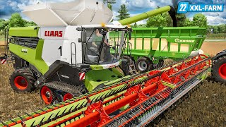 LS22 XXL Farm 54 Erntestart Raps ernten und neue MASCHINE kaufen  FARMING SIMULATOR 22 [upl. by Ahsaz]