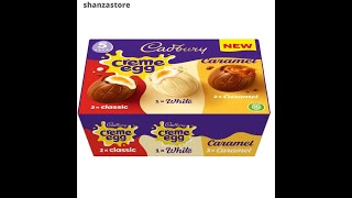 CADBURY CREAM EGG WHITE AND CARAMEL REVIEW [upl. by Acisse]