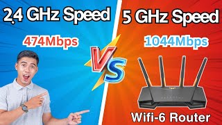 24 GHz vs 5 GHz WiFi Speed Test  Wifi Speed amp Range Comparison [upl. by Nnyla]