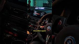 BMW M5  RETROFIT OUTDATED ANDROID TO IDRIVE 6 WITH APPLE CARPLAY [upl. by Rawdan]