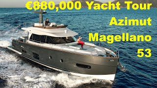 €880000 Yacht Tour  Azimut Magellano 53 [upl. by Eirameinna720]