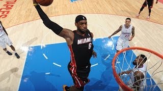 LeBron James Explodes on the Rim with the Tomahawk Jam [upl. by Bogart984]