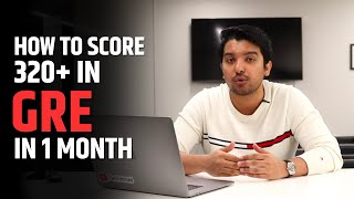 How to score 320 in GRE in 1 month [upl. by Benton]