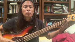 Father Son  Bass  1st Chorus to first half of bridge  Key of C [upl. by Yenattirb]