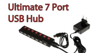 Ultimate 7 Port USB Hub von getdigitalde [upl. by Aihsiym274]