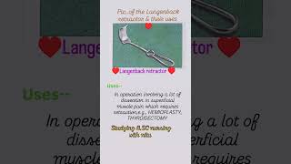 Picture of the Langenback retractor amptheir usesbscnursing medicaldevice gnmanmmedicalhospital [upl. by Lleuqar]