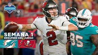 BUCCANEERS vs DOLPHINS  Resumen NFL  Pretemporada Semana 1 13 Ago 2022 [upl. by Nohsar]