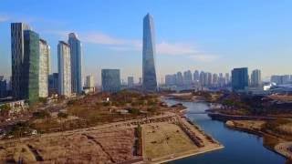 Mavic Pro 4K Fantastic Smart City  Songdo City Incheon Korea [upl. by Shari]