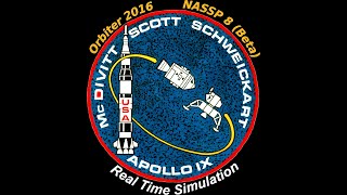 Orbiter 2016  Apollo 9 Real Time Simulation NASSP 8  Part 1422 Flight Day 7 [upl. by Urdna600]