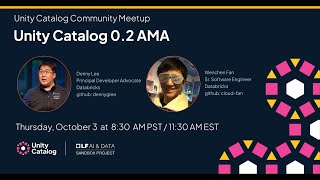 Unity Catalog 02 Demo and AMA [upl. by Aleafar]
