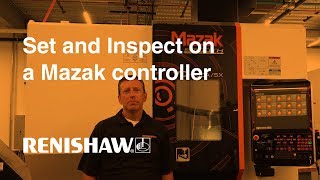 Set and Inspect onmachine probing app for Mazak machine tools [upl. by Odlaumor]